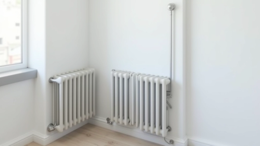 Comparaison schématique chauffage individuel versus collectif avec tuyauterie