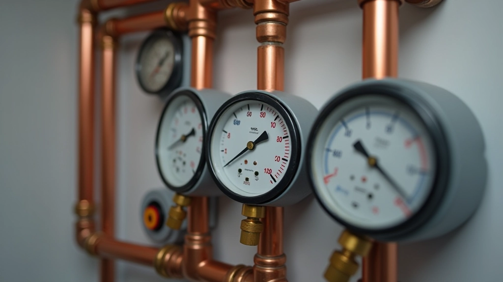 Tuyauterie de chauffage collectif dans une cave d'immeuble